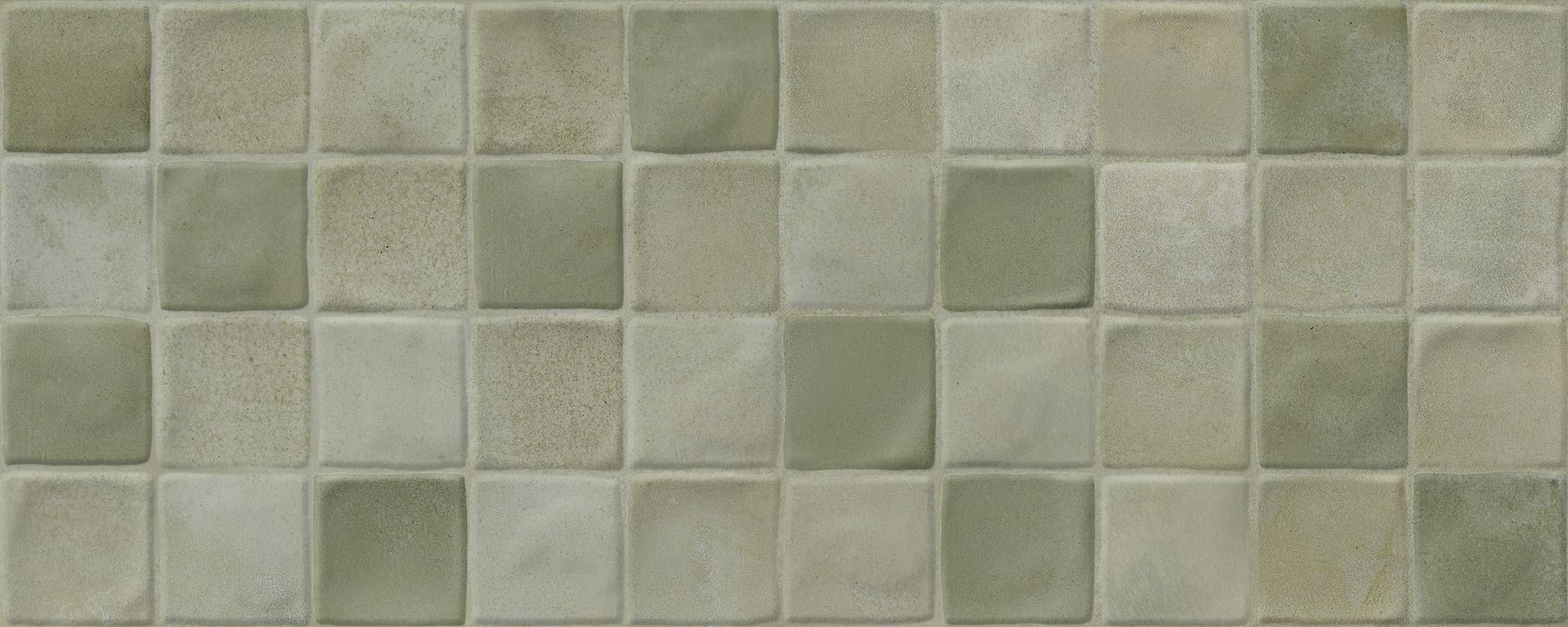 20x50 Decorado Mayolica musgo