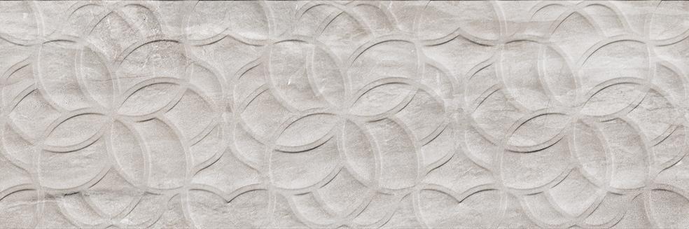 CALEDONIA GREY MATT DECOR RECT. 40x120