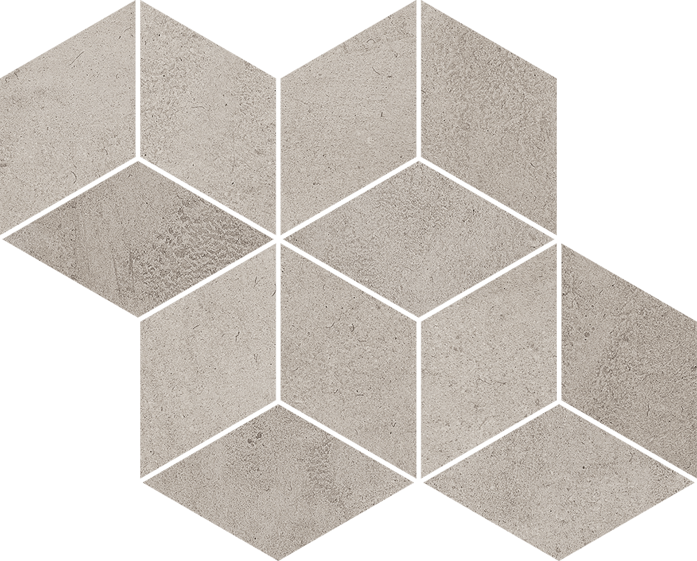 City Grys Mosaic Pressed Rhombus Hexsagon 20.4x23.8