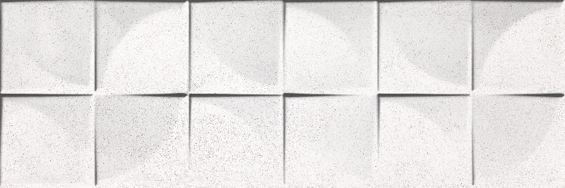 Locarno White Quadra 25x75