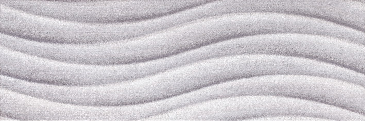 Milano soft grey wave 25x75