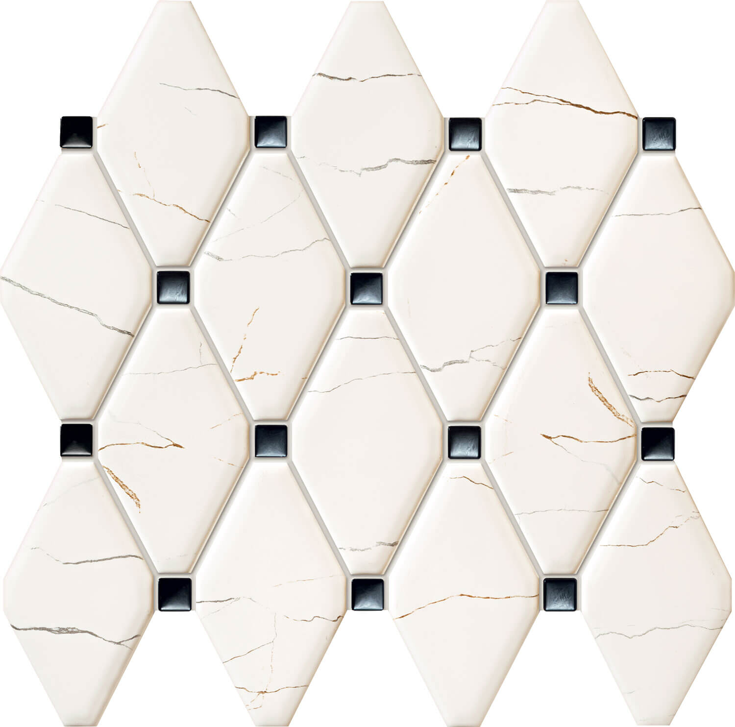 Mosaic Flue White mosaic 29.8x27