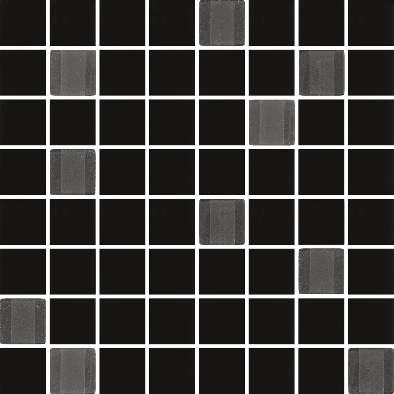 Mosaic Odeon Black 25x25
