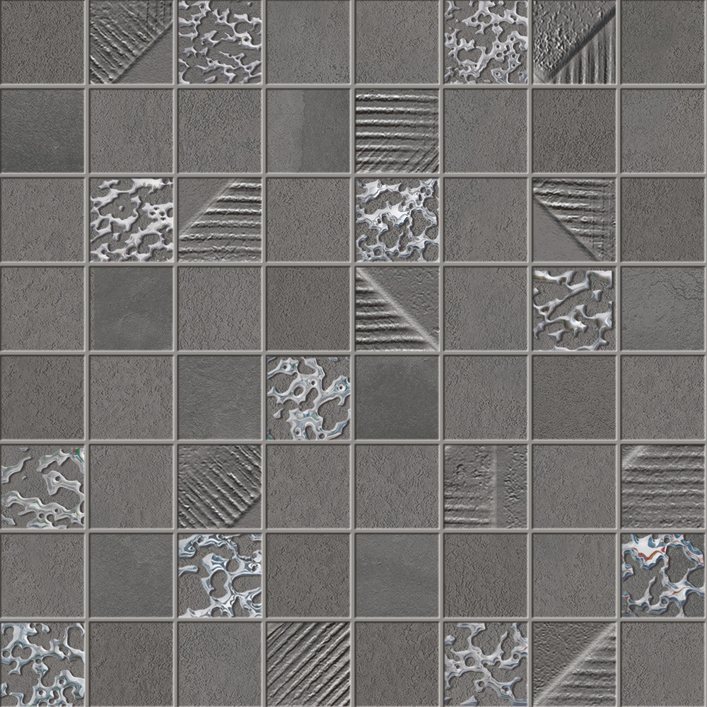 Mosaico Cromat One Carbon 30×30
