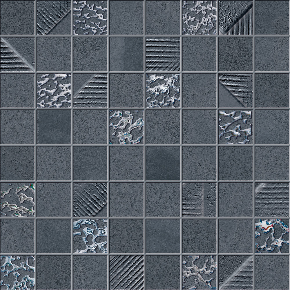 Mosaico Cromat One Navy 30×30