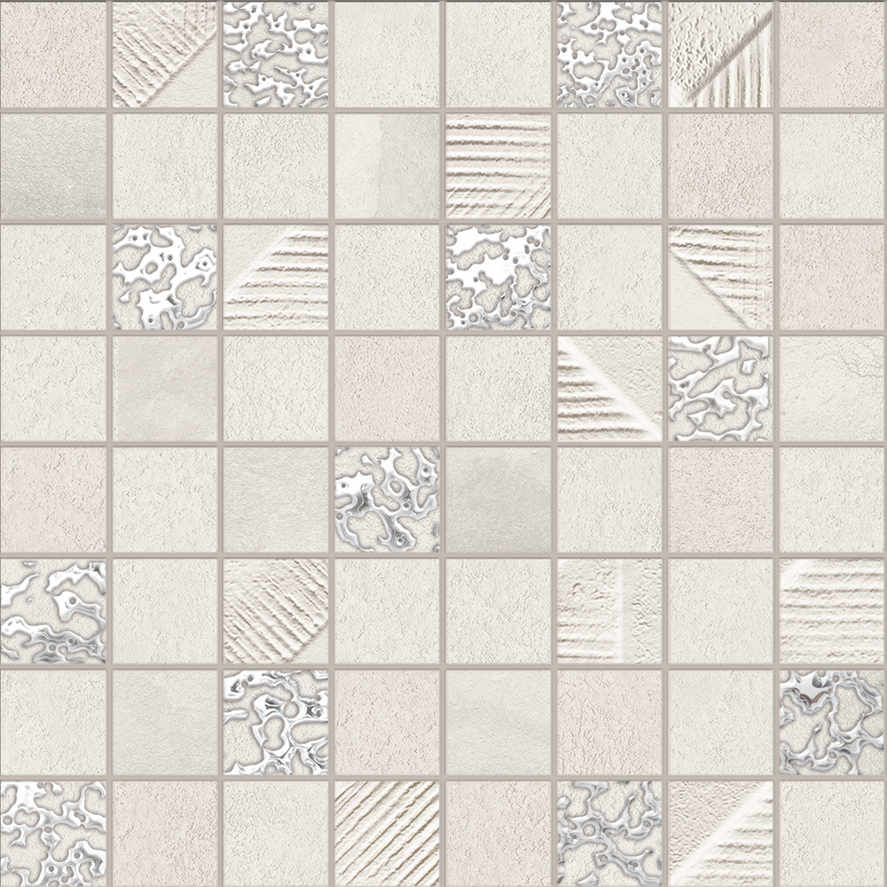 Mosaico Cromat One White 30×30