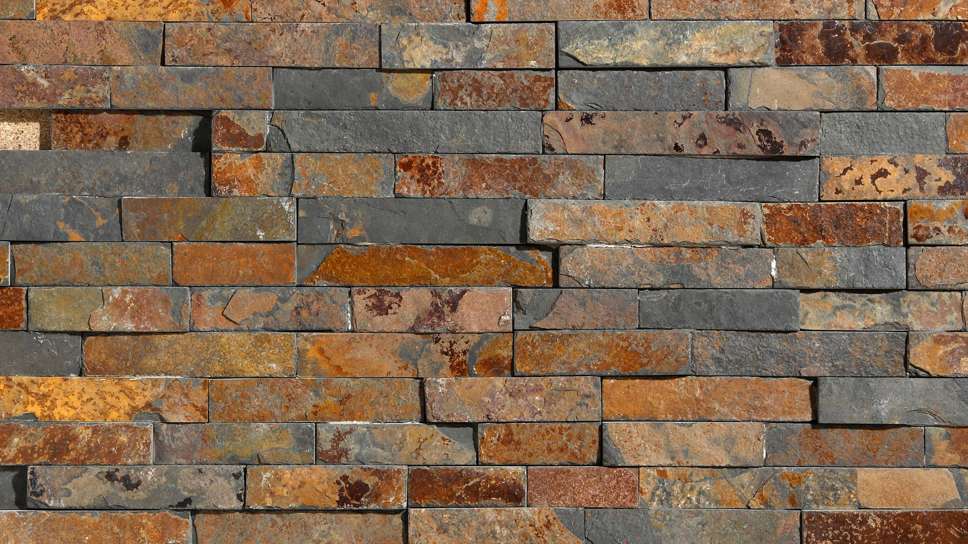 Natural stone rusty 10x35-40