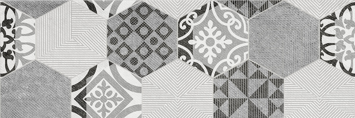 Portis dekor hexagons 25x75