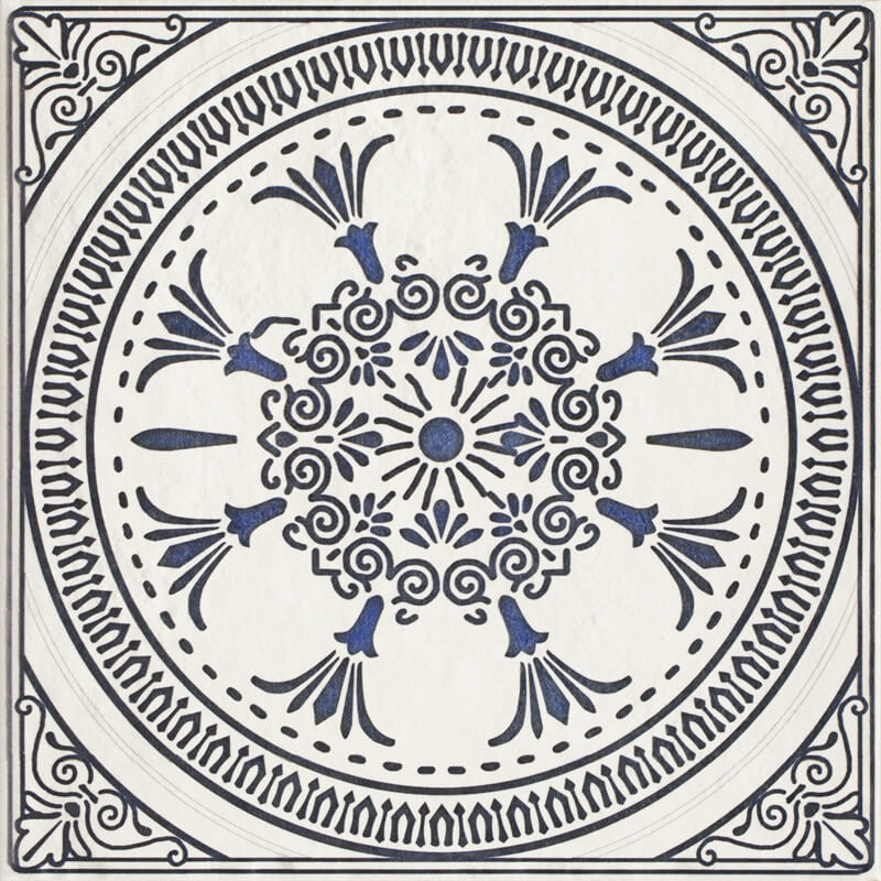 Sevilla Azul Decor D Structure 19.8x19.8