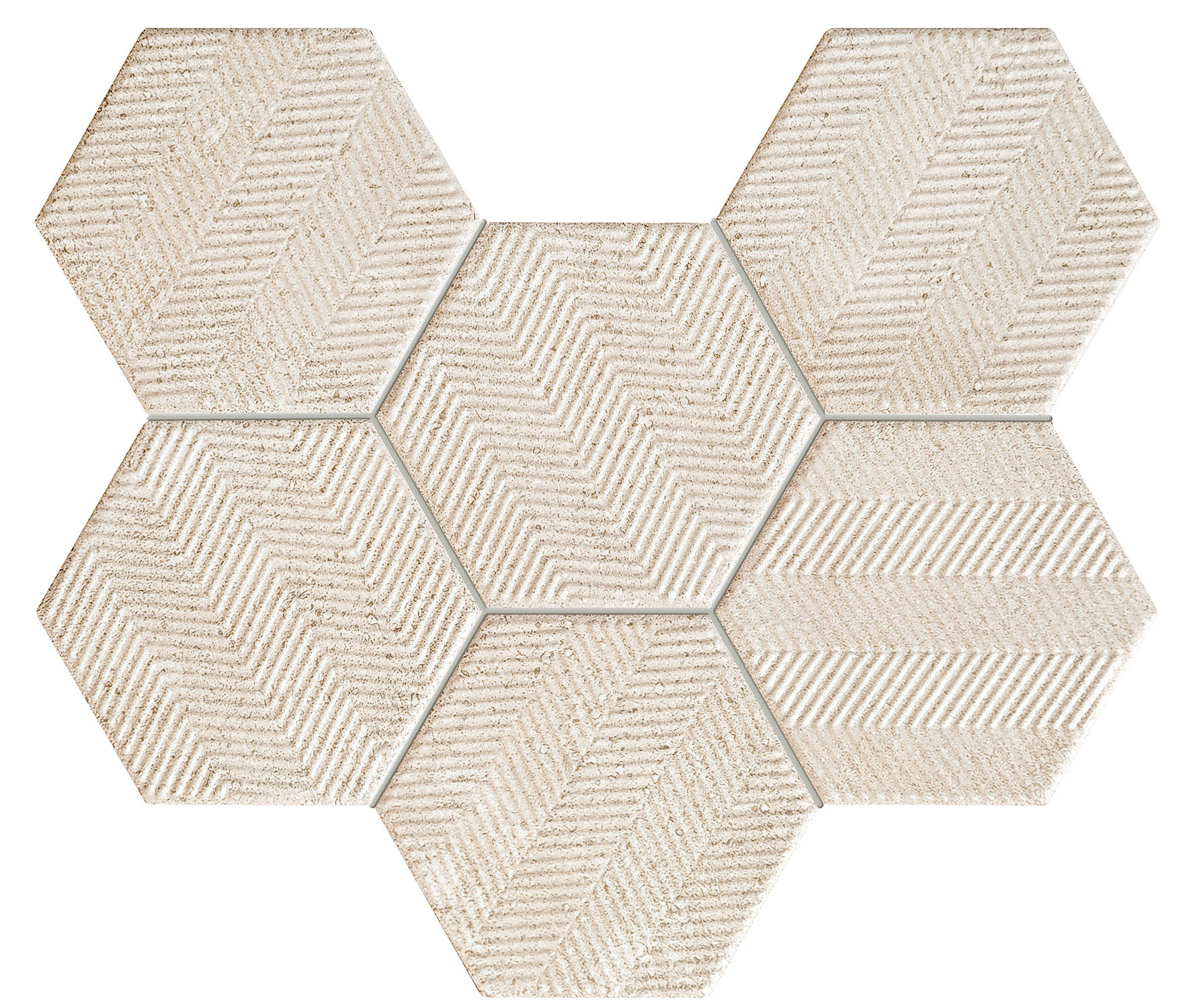 Sfumato Hex mosaic 28.9x22.1