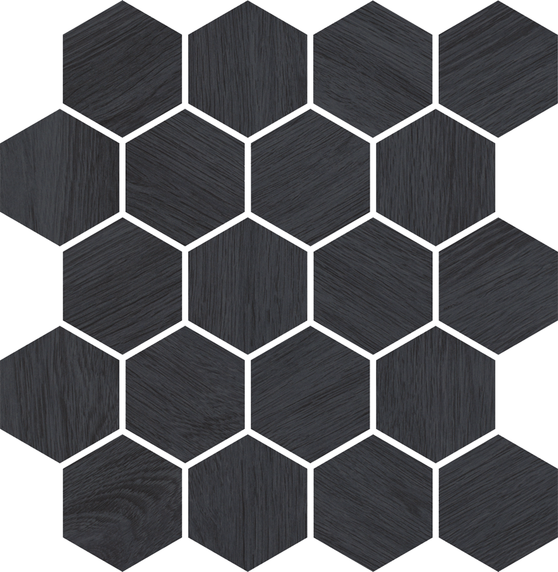 Taiga cut mosaic grafit wood 25.8x28