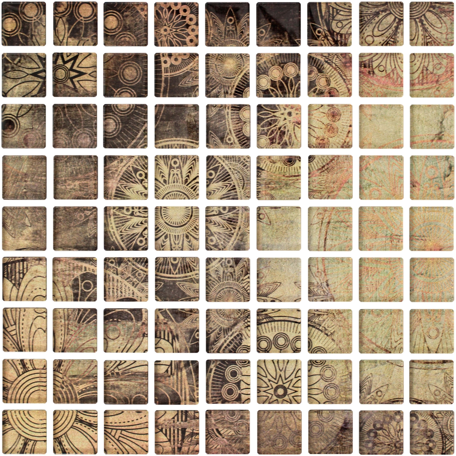 Мозайка Ottavio Glass mosaic 25x25
