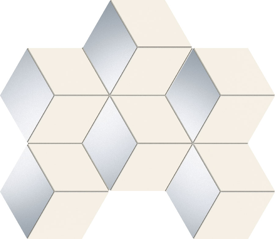 Мозайка Senza White Hex 29.8x22.1