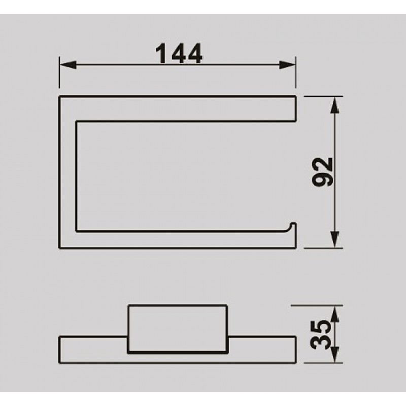 Поставка за тоалетна хартия ICA 2551