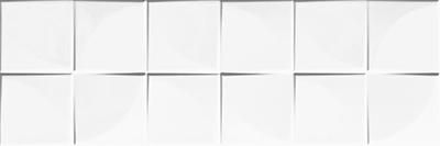 White Glossy Quadra 25×75